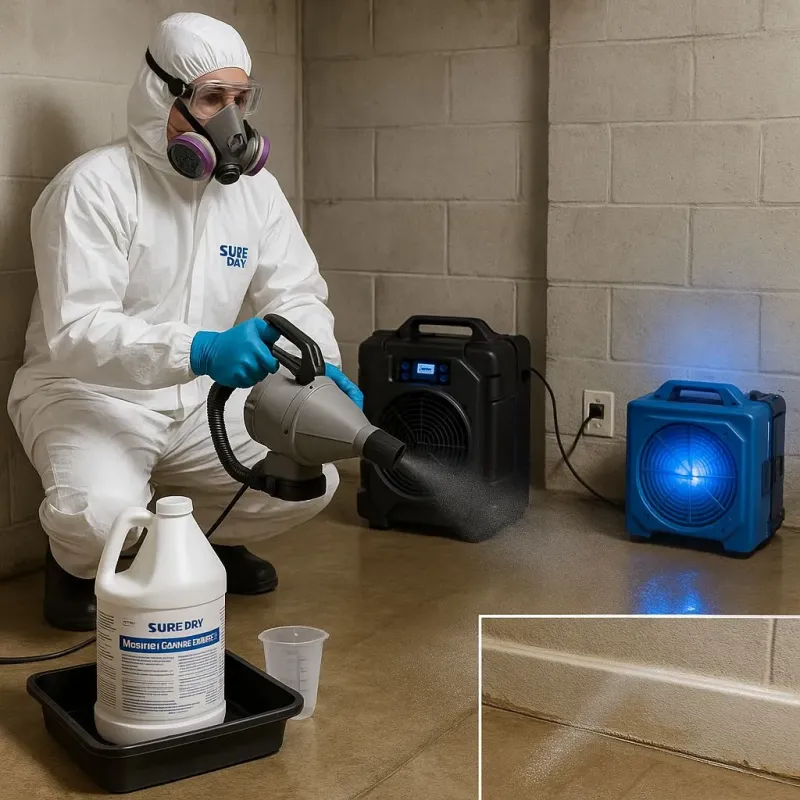 Sanitization and Odor Removal process in Lake Belvedere Estates, FL
