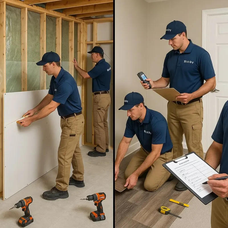 Repairs and Reconstruction process in Lake Belvedere Estates, FL