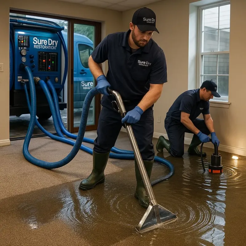 Water Extraction and Removal process in Lake Belvedere Estates, FL